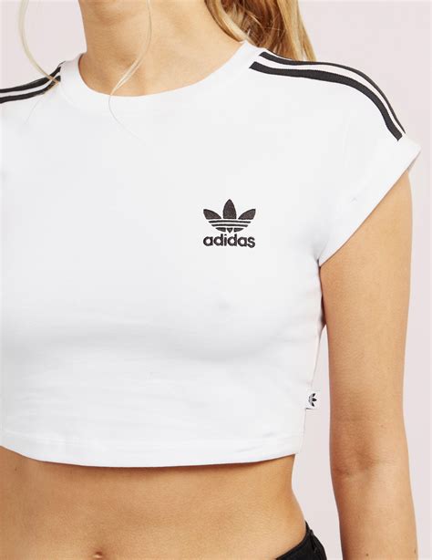 womens adidas crop top